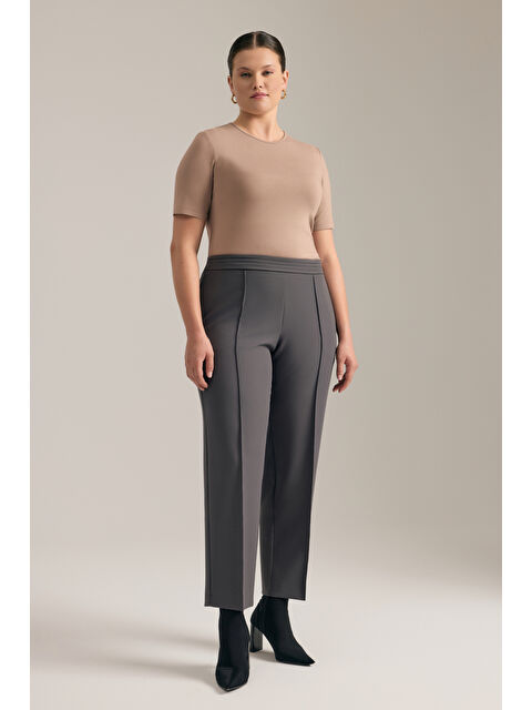 AKER Antrasit Kemeri Pile Detaylı Pantolon - S000488941-29666