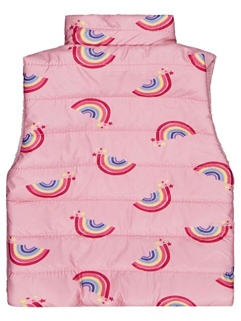 Civil Girls Rainbow Baskılı 2-5 Yaş Yelek - Pembe 5-6 Yaş - S000483597-20024