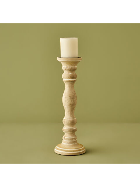 Bella Maison Carli Şamdan Naturel (12x12x38 cm) - S000357494-26406