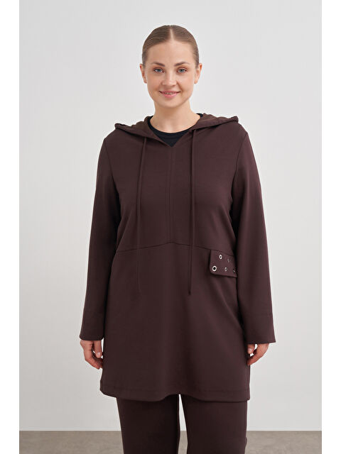 AKER Kahverengi 15783112 Tunik - S000488945-19413