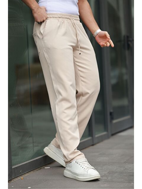 Comstar Erkek Trend Beli Lastikli Bol Paça Baggy Pantolon