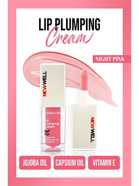 New Well Lip Plumping Cream Night Pink | Dudak Dolgunlaştırıcı Krem 5 ML - S000214020-19966