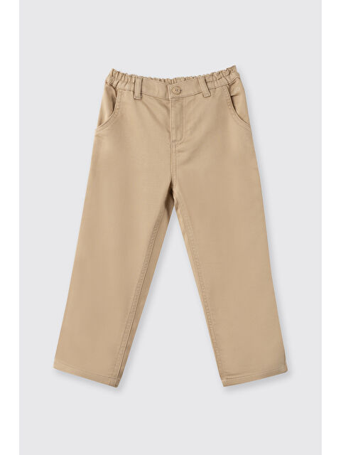 Panço Erkek Bebek Cepli Boru Paça Bej Pantolon - S000524235-19928