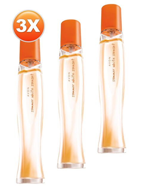 AVON Summer White Sunset Kadın Parfüm Edt 50 Ml. Üçlü Set - S000188012-10231