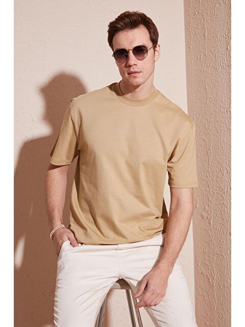 Buratti Pamuklu Relaxed Fit Sıfır Yaka Tişört 5902702 - S000139075-37259