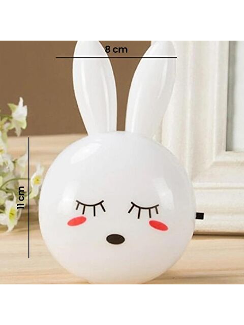 URBAN MOOD TGL-32 Tavşan Desenli Gece Lambası - Beyaz - S000425587-20063