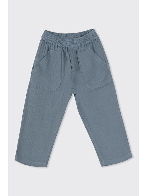 Panço Erkek Bebek Beli Lastikli Müslin Pantolon - S000524254-23093