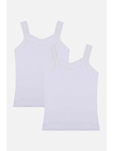 Koza İç Giyim Kadın 2'li Dantel Askılı Atlet - S000307719-20063