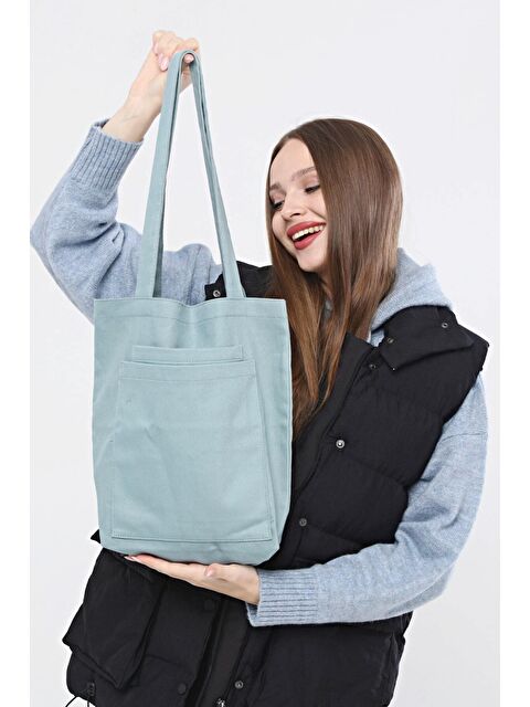 Bagg 2 Cepli Açık Mavi Gabardin Çanta - S000148873-17437