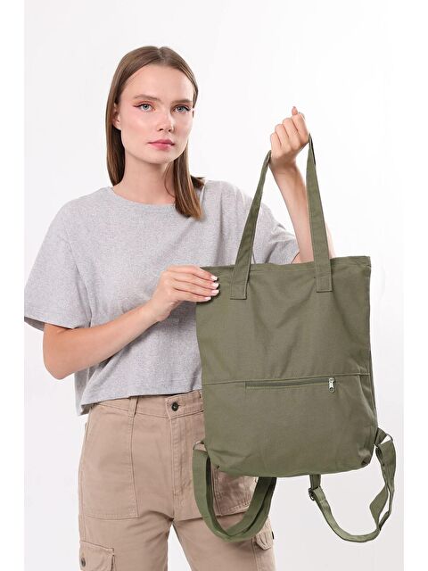 Bagg Unisex Koyu Yeşil Sırt Çantası - S000148875-19416