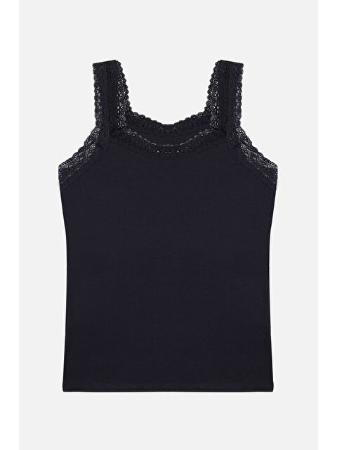 Koza İç Giyim Kadın 2'li Dantel Askılı Atlet - S000307719-19351