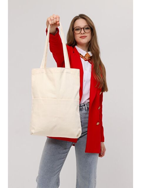 Bagg 3 Cepli Ekru Gabardin Çanta - S000148887-19965