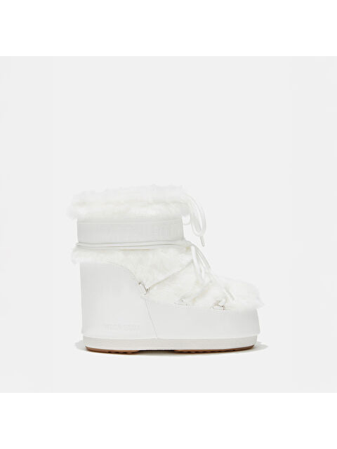 Moon Boot Kadın Bot (Kar) 80D1409390-A002 Icon Low Faux Fur Optical White (36-41) - S000507170-20063