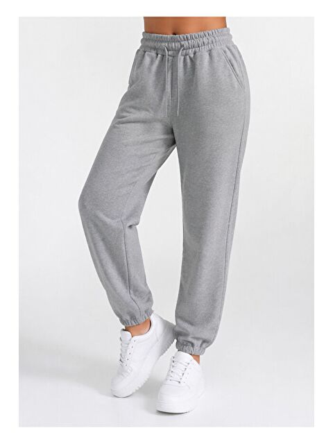 Formo Kadın Pamuklu Cepli Yüksek Kaliteli Lastikli Paça Eşofman Altı