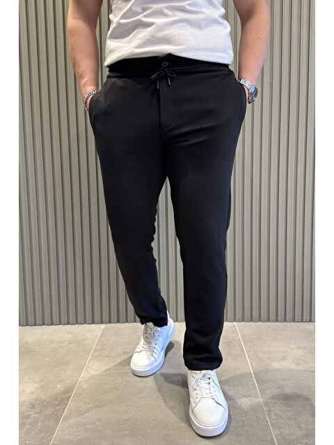 Mishar İtalia Bel Bağcıklı Fermuarlı Erkek Jogger Pantolon - S000361389-19351