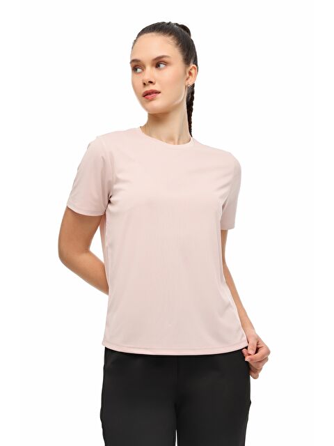 Kinetix WB 11BELEN 6FX Pudra Kadın Kısa Kol T-Shirt - S000515720-20024