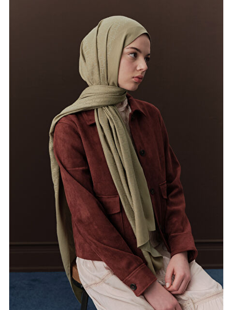 Fresh Scarfs Premıum Yünlü Düz Şal Çağla - S000420395-14939