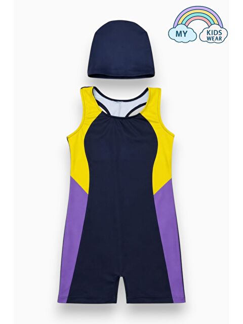 My Kids Wear Kız Çocuk Deniz Yüzücü Mayoları 5-16 Yaş 12601 - S000518104-21164