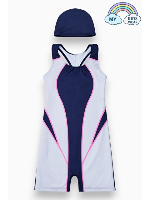 My Kids Wear Kız Çocuk Deniz Yüzücü Mayoları 5-16 Yaş 12604 - S000518104-20600