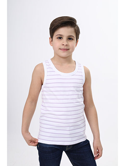 Toontoykids Erkek Çocuk Çizgili Atlet - S000417604-20063