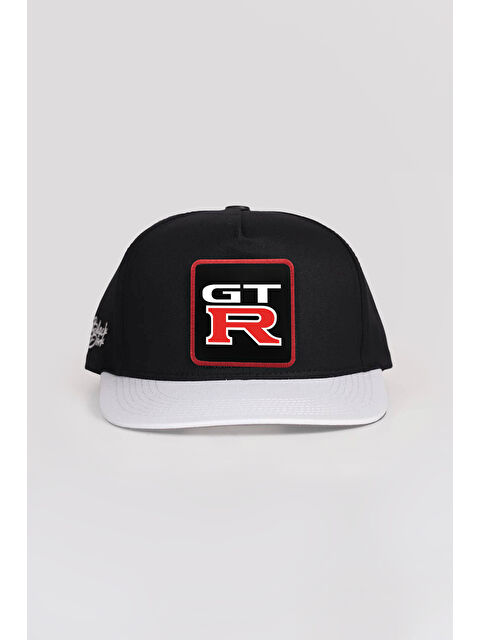 BlackBörk DM Logolu Beyaz-Siyah Hip Hop Şapka