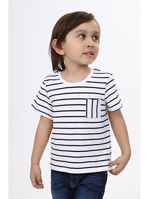 Toontoykids Erkek Çocuk Çizgili Tişört - S000417608-37341