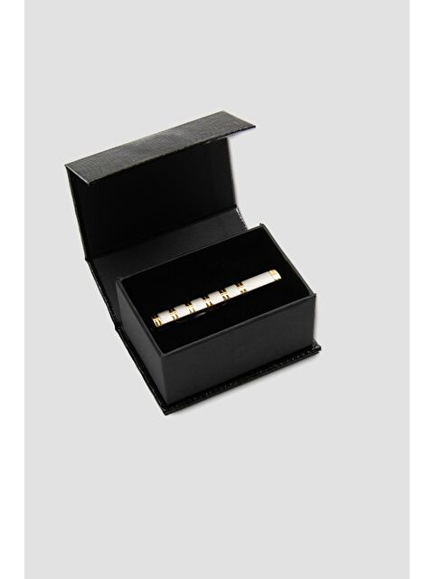 ABBATE 98006 Silver Gold Erkek Kravat İğnesi - S000451170-20076