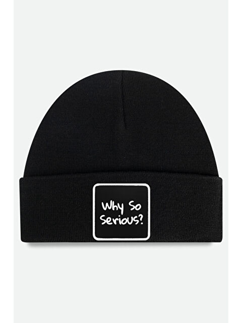BlackBörk Why So Serious Logolu Siyah XL Bere