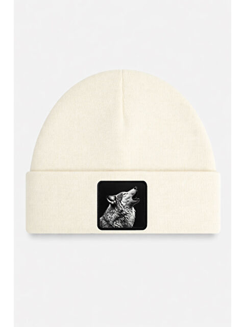 BlackBörk Logolu Off White Bere