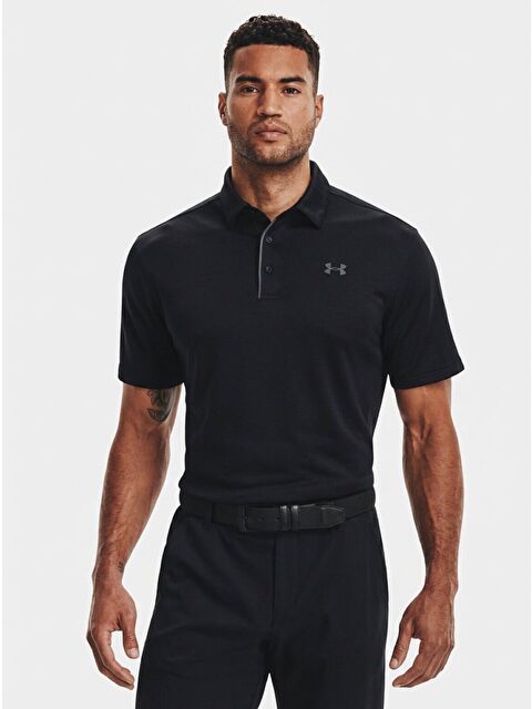 Under Armour Tech Erkek Siyah Polo Yaka Tişört