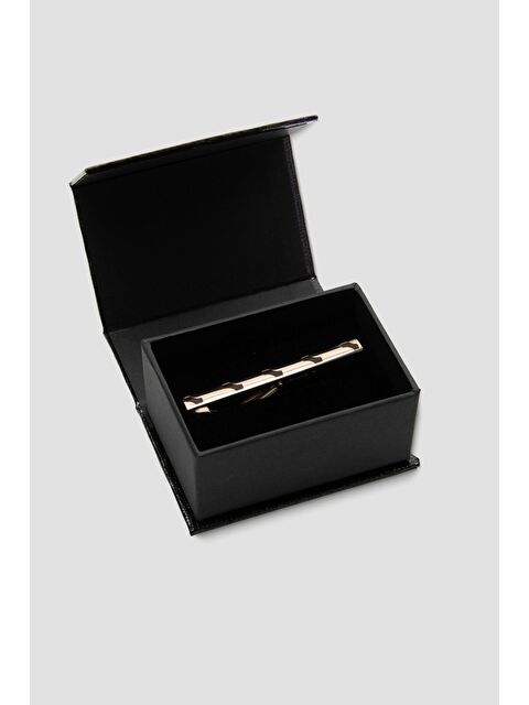 ABBATE 98001 Gold Kahverengi Erkek Kravat İğnesi - S000451171-19413