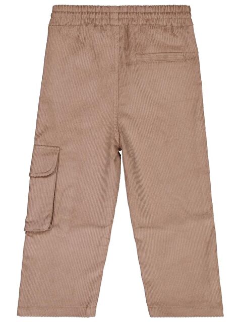Civil Boys Kargo Cepli Kadife 2-5 Yaş Pantolon - Bej 4-5 Yaş - S000485137-26429