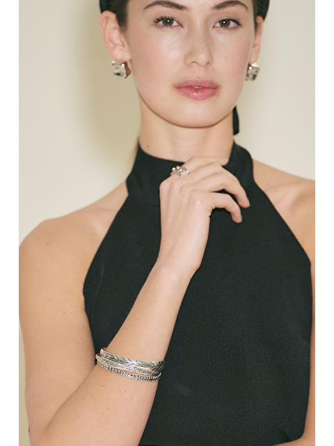 Manuka Hena Bilezik Seti Gümüş - S000529669-18105