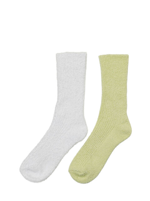 Polaris YUMOS 2 LI SKT-B 5PR Yeşil Erkek Çocuk 2'li Soket Çorap - S000494796-18194