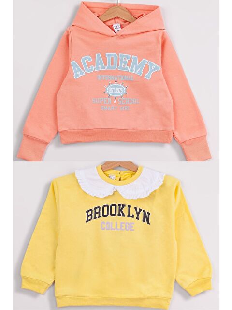 Miss Tuffy Kız Çocuk 2'li Paket Basic Sweatshirt - S000319891-20072