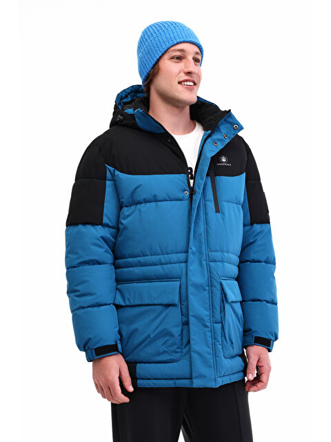 Lumberjack ML VORTEX 2LE-90 5PR Petrol Erkek Kısa Şişme Mont - S000492753-37375