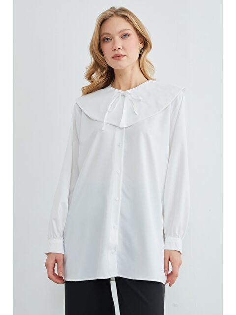 Fullamoda Fullamodest Bebe Yaka Balon Kol Tunik - S000506920-20063