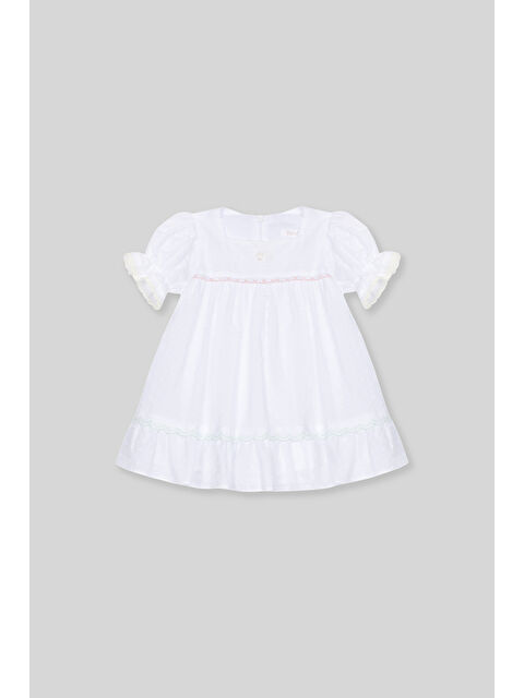 Panço Patachou Kız Bebek Beyaz Elbise