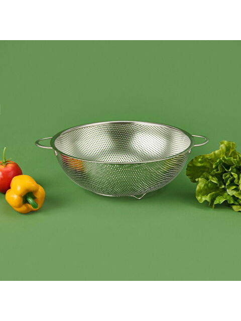 Tohana Paslanmaz Çelik Süzgeç - Gri - 28 cm - S000373727-20600