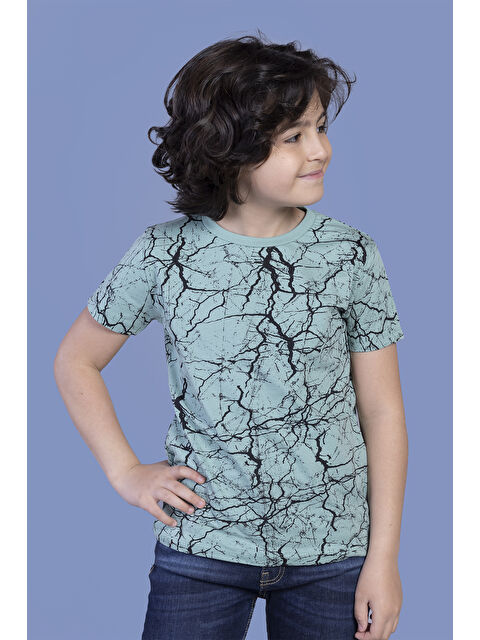 Toontoykids Erkek Çocuk Komple Baskılı Tişört - S000417899-526