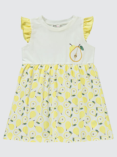 Civil Girls Kız Çocuk Elbise 2-5 Yaş Biyo Nane