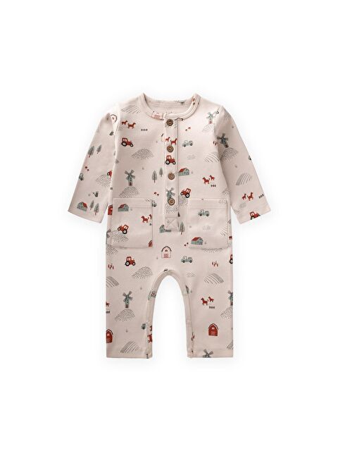 CİGİT Erkek Çocuk Baskılı Tulum - S000424012-19928