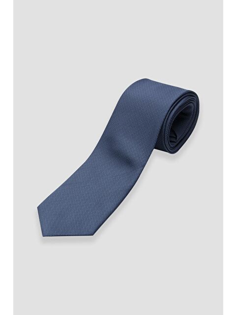 ABBATE Kravat 8 Cm Mikrofiber Polyester Açık Mavi Erkek Desenli Kravat - S000451159-17437