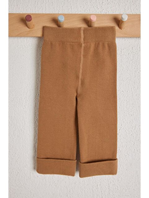 Katia And Bony Pamuklu Çocuk Tayt Pantolon Kahverengi - S000219547-19413