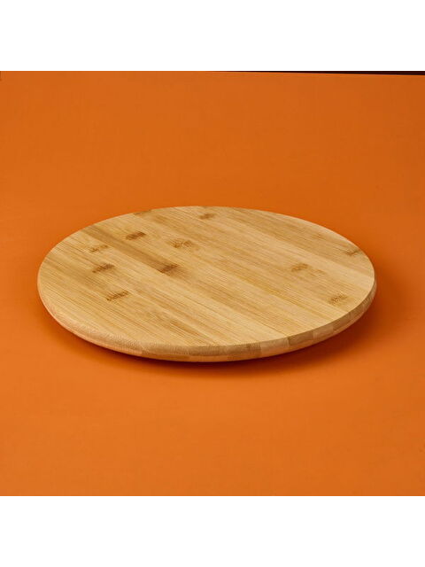 Mien Bambu Döner Sunumluk - Açık Kahverengi - 31 cm - S000371237-17365