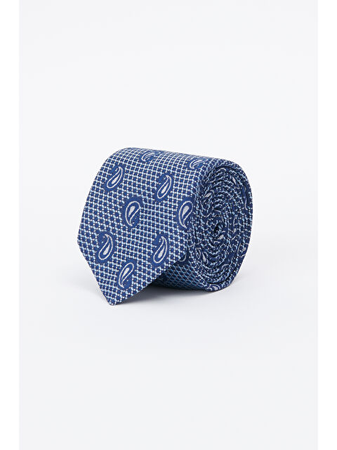 Altınyıldız Classics Erkek Lacivert-Mavi Desenli Lacivert Mavi Klasik Kravat - S000416385-37350