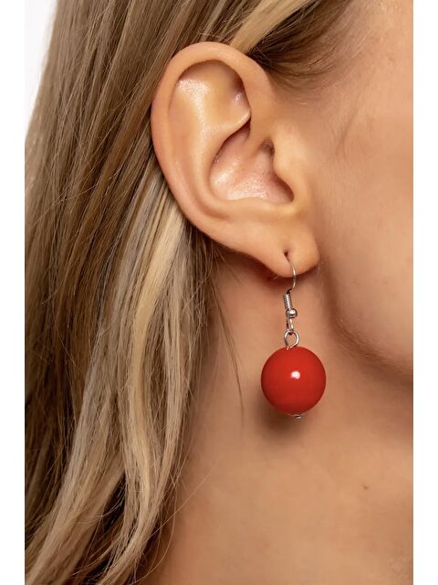 New Obsessions 20mm Büyük Boncuklu Küpe - S000426476-20048