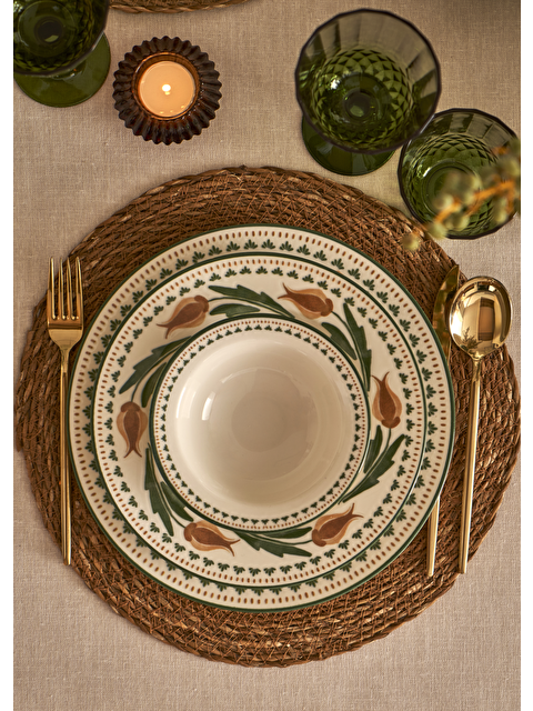Bella Maison Tulip Porselen 24 Parça 6 Kişilik Yemek Takımı - S000510677-23173