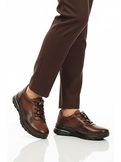 Ayakmod Taba Hakiki Deri Anatomik Kadın Casual Ayakkabı PLV020 Z - S000459433-37454