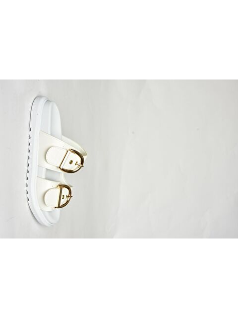 Fox Shoes Beyaz Kadın Terlik U7257920 - S000401152-20063
